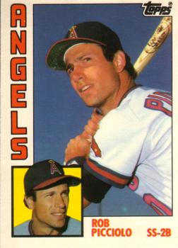 #94T Rob Picciolo - California Angels - 1984 Topps Traded Baseball