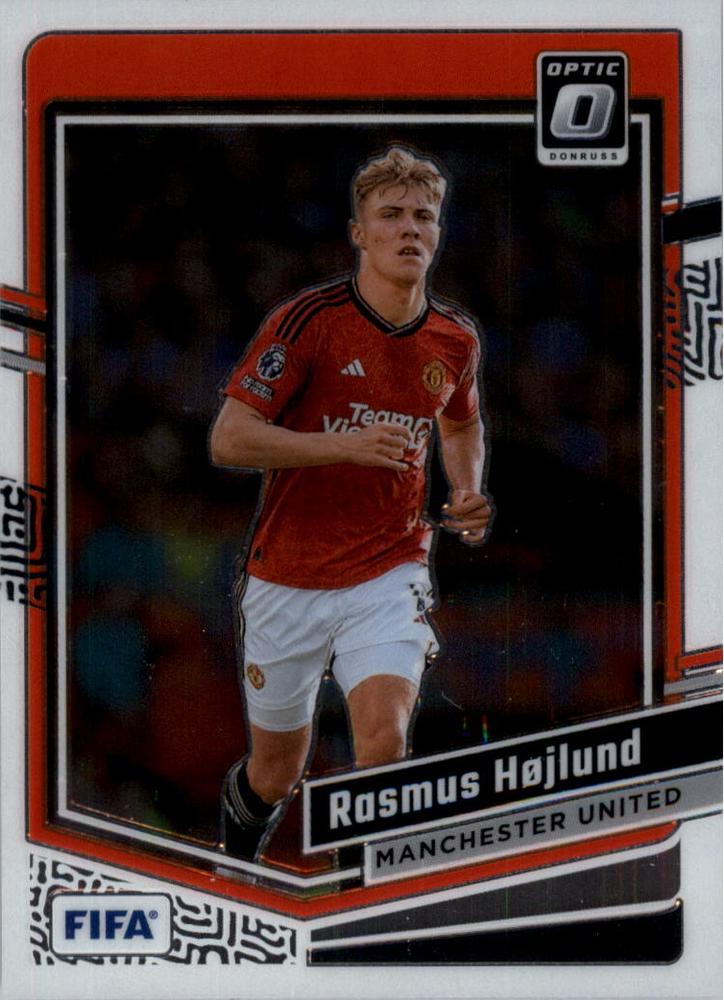 #94 Rasmus Hojlund - Manchester United - 2023-24 Donruss - Optic Soccer