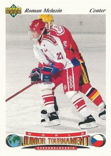 #94 Roman Meluzin - Czechoslovakia - 1991-92 Upper Deck Czech World Juniors Hockey