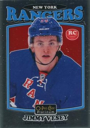 #R-94 Jimmy Vesey - New York Rangers - 2016-17 O-Pee-Chee Platinum - Retro Hockey
