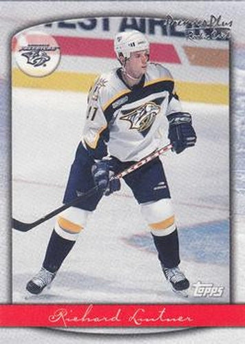 #94 Richard Lintner - Nashville Predators - 1999-00 Topps Premier Plus Hockey