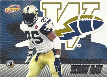 #94 Terry Ray - Winnipeg Blue Bombers - 2003 Pacific Atomic CFL Football