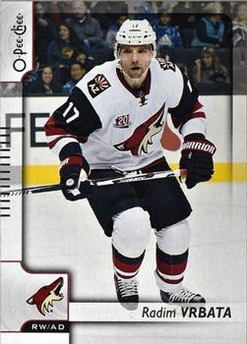 #94 Radim Vrbata - Arizona Coyotes - 2017-18 O-Pee-Chee Hockey