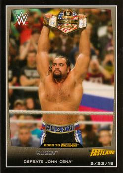 #94 Rusev - 2015 Topps WWE Road to Wrestlemania Wrestling