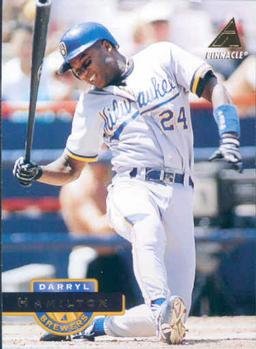 #94 Darryl Hamilton - Milwaukee Brewers - 1994 Pinnacle Baseball