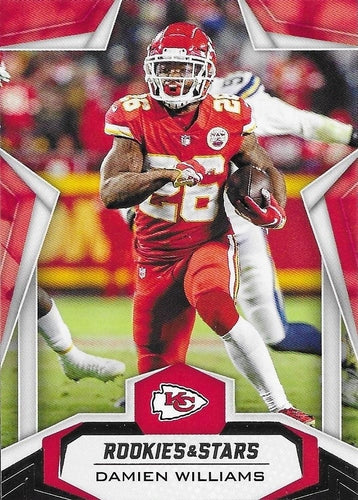 #94 Damien Williams - Kansas City Chiefs - 2019 Panini Rookies & Stars Football