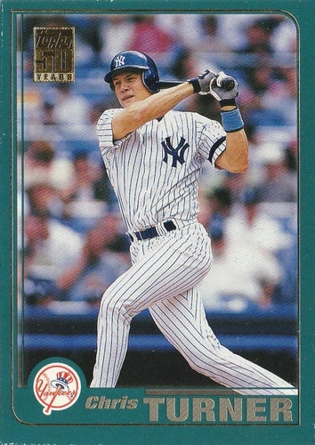 #94 Chris Turner - New York Yankees - 2001 Topps Baseball