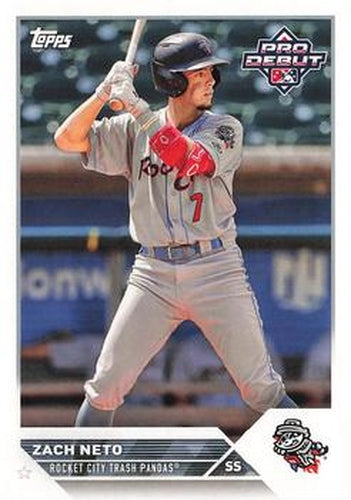 #PD-94 Zach Neto - Rocket City Trash Pandas - 2023 Topps Pro Debut Baseball