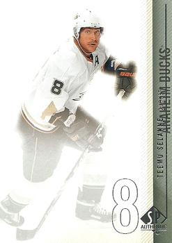 #94 Teemu Selanne - Anaheim Ducks - 2010-11 SP Authentic Hockey