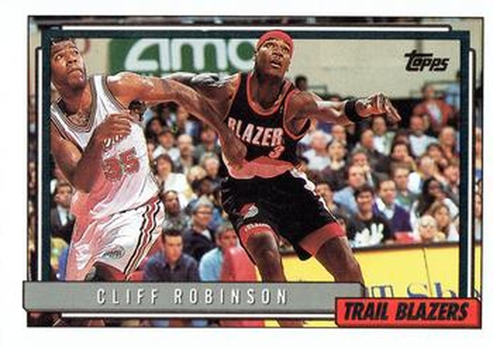 #94 Cliff Robinson - Portland Trail Blazers - 1992-93 Topps Basketball
