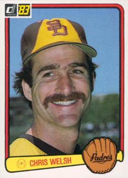 #94 Chris Welsh - San Diego Padres - 1983 Donruss Baseball