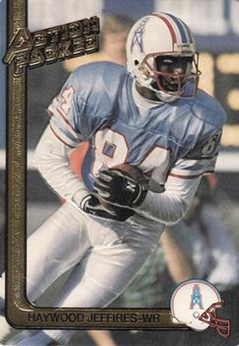 #94 Haywood Jeffires - Houston Oilers - 1991 Action Packed Football