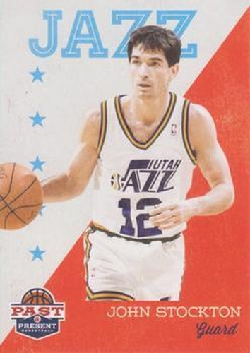 #94 John Stockton - Utah Jazz - 2011-12 Panini Past & Present Basketball