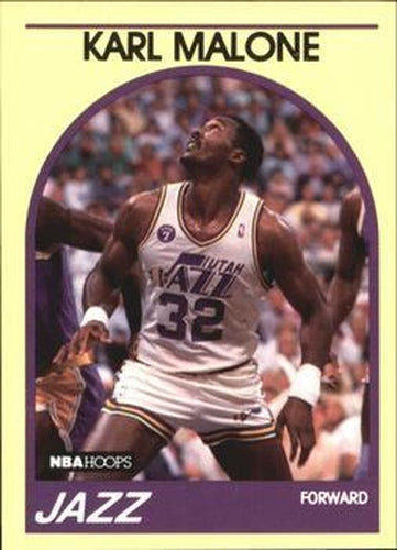 #94 Karl Malone - Utah Jazz - 1989-90 Hoops Superstars Basketball