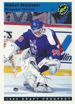 #94 Mikhail Shtalenkov - Milwaukee Admirals - 1993 Classic Pro Prospects Hockey