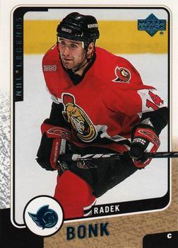 #94 Radek Bonk - Ottawa Senators - 2000-01 Upper Deck Legends Hockey