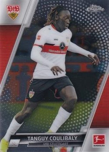 #94 Tanguy Coulibaly - VfB Stuttgart - 2021-22 Topps Chrome Bundesliga Soccer