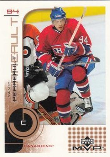 #94 Yanic Perreault - Montreal Canadiens - 2002-03 Upper Deck MVP Hockey