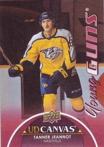 #C94 Tanner Jeannot - Nashville Predators - 2021-22 Upper Deck - UD Canvas Hockey