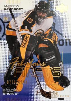 #94 Andrew Raycroft - Boston Bruins - 2000-01 Upper Deck Pros & Prospects Hockey
