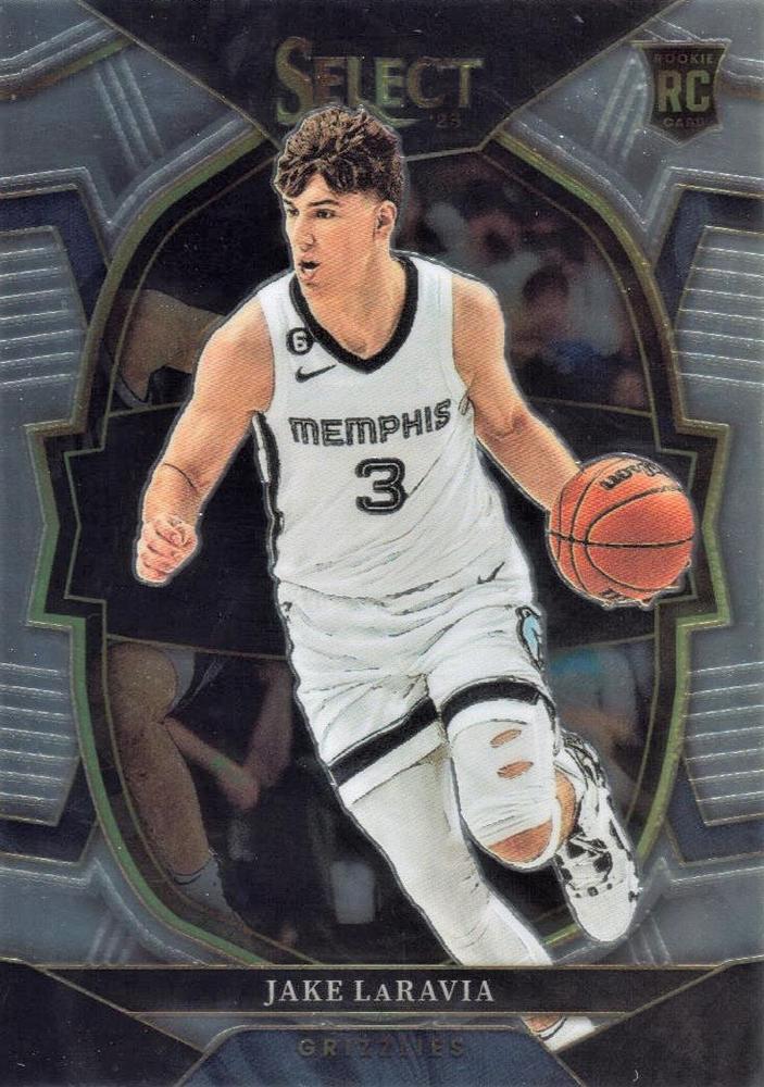 #94 Jake LaRavia - Memphis Grizzlies - 2022-23 Panini Select Basketball