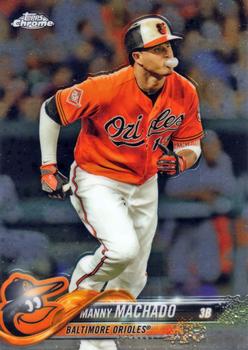 #94 Manny Machado - Baltimore Orioles - 2018 Topps Chrome Baseball