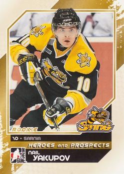 #94 Nail Yakupov - Sarnia Sting - 2010-11 In The Game Heroes and Prospects Hockey