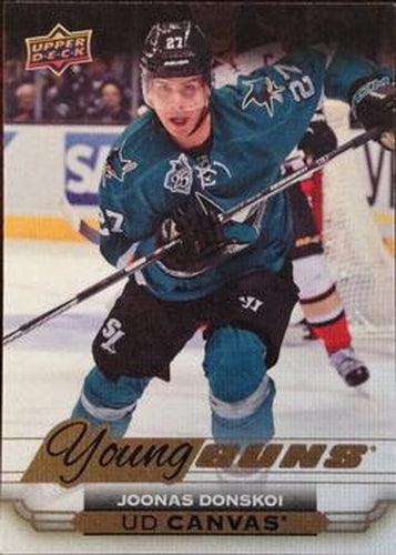 #C94 Joonas Donskoi - San Jose Sharks - 2015-16 Upper Deck - UD Canvas Hockey
