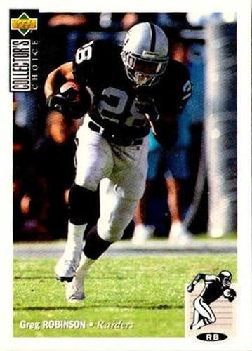 #94 Greg Robinson - Los Angeles Raiders - 1994 Collector's Choice Football