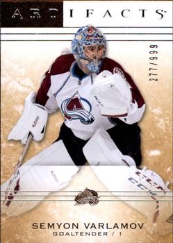 #111 Semyon Varlamov - Colorado Avalanche - 2014-15 Upper Deck Artifacts Hockey