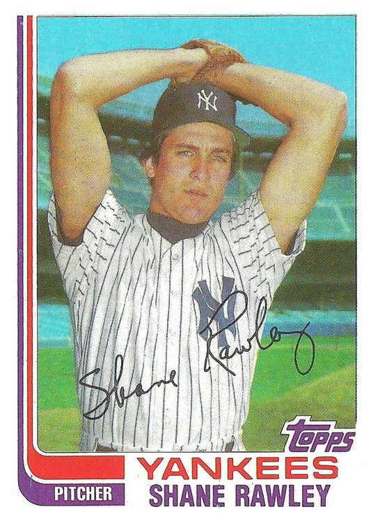 #95T Shane Rawley - New York Yankees - 1982 Topps Traded Baseball