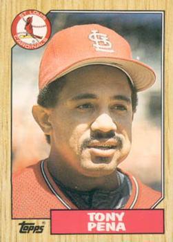 #95T Tony Pena - St. Louis Cardinals - 1987 Topps Traded Baseball