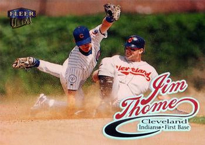 #95 Jim Thome - Cleveland Indians - 1999 Ultra Baseball