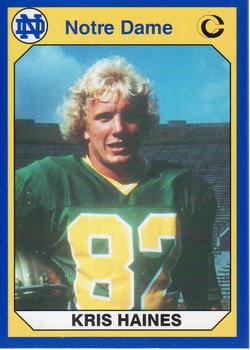#95 Kris Haines - Notre Dame Fighting Irish - 1990 Collegiate Collection Notre Dame Football