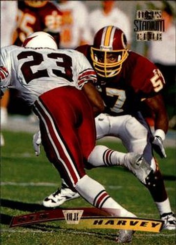 #95 Ken Harvey - Washington Redskins - 1996 Stadium Club Football