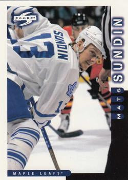 #95 Mats Sundin - Toronto Maple Leafs - 1997-98 Score Hockey