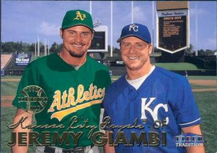 #95 Jeremy Giambi - Kansas City Royals - 1999 Fleer Tradition Baseball