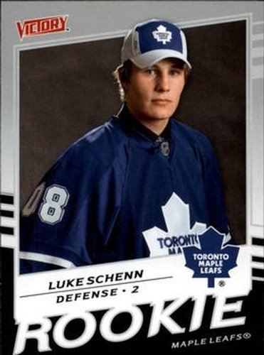 #345 Luke Schenn - Toronto Maple Leafs - 2008-09 Upper Deck Victory Hockey