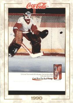 #95 Can't Beat the Real Thing hockey - 1993 Collect-A-Card Coca-Cola Collection Series 1