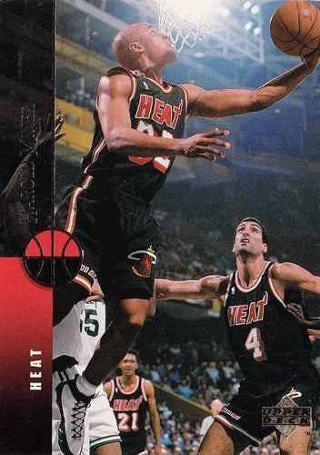 #95 Harold Miner - Miami Heat - 1994-95 Upper Deck Basketball