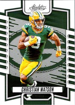 #95 Christian Watson - Green Bay Packers - 2023 Panini Absolute Football