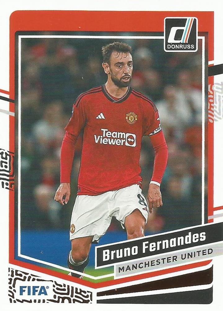 #95 Bruno Fernandes - Manchester United - 2023-24 Donruss Soccer