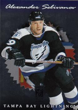 #95 Alexander Selivanov - Tampa Bay Lightning - 1996-97 Donruss Elite Hockey