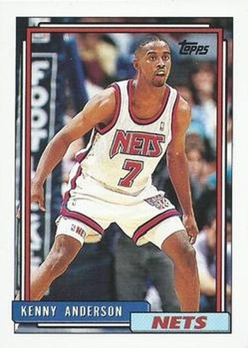 #95 Kenny Anderson - New Jersey Nets - 1992-93 Topps Basketball