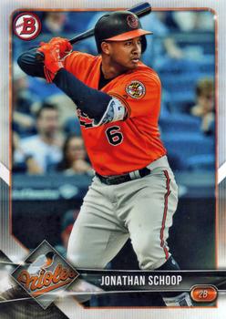 #95 Jonathan Schoop - Baltimore Orioles - 2018 Bowman Baseball
