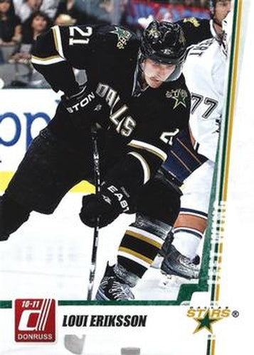 #95 Loui Eriksson - Dallas Stars - 2010-11 Donruss Hockey