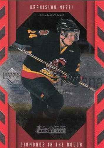 #95 Branislav Mezei - Belleville Bulls - 1999-00 Upper Deck Black Diamond Hockey
