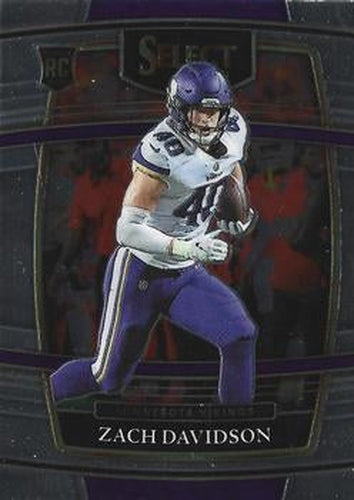 #95 Zach Davidson - Minnesota Vikings - 2021 Panini Select Football