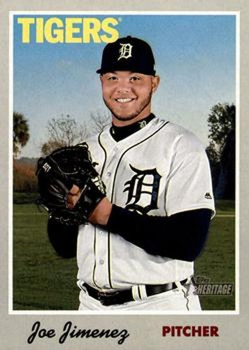 #95 Joe Jimenez - Detroit Tigers - 2019 Topps Heritage Baseball