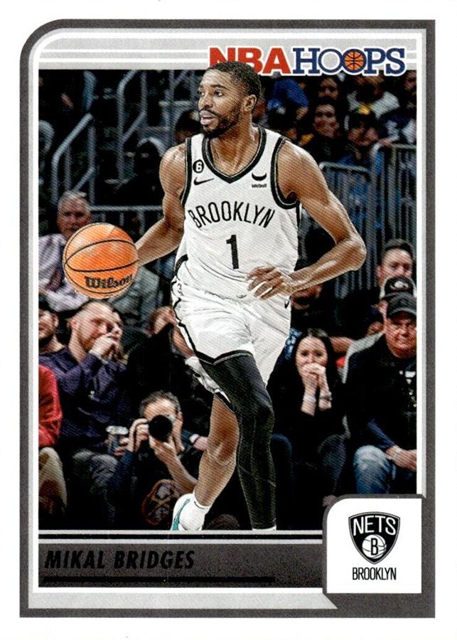 #95 Mikal Bridges - Brooklyn Nets - 2023-24 Hoops Basketball